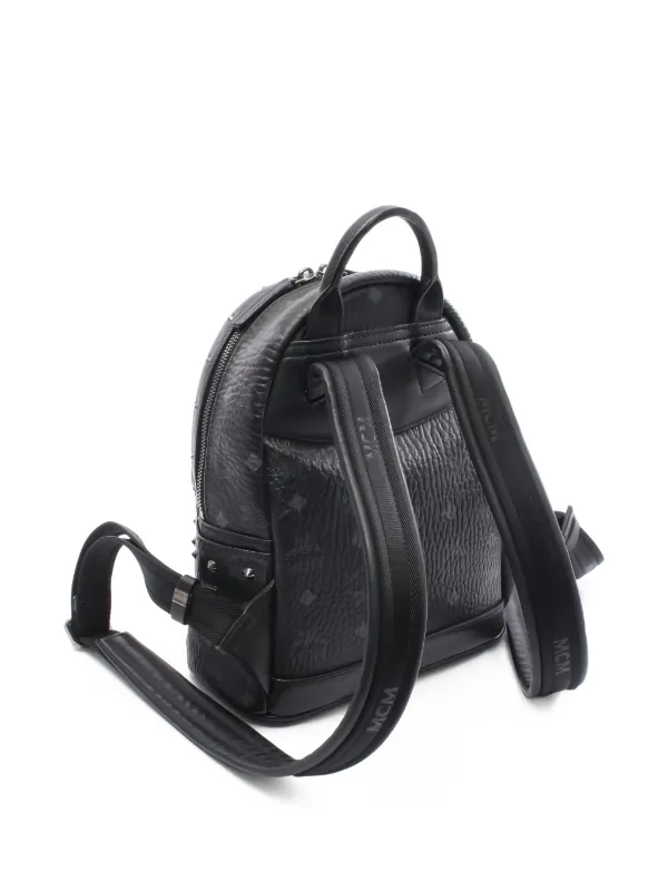 MCM Pre-Owned 2000s Studded Backpack | Black | FARFETCH