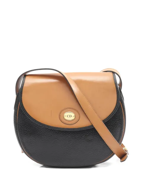 Christian Dior Pre-Owned 2000s CD-logo leather shoulder bag