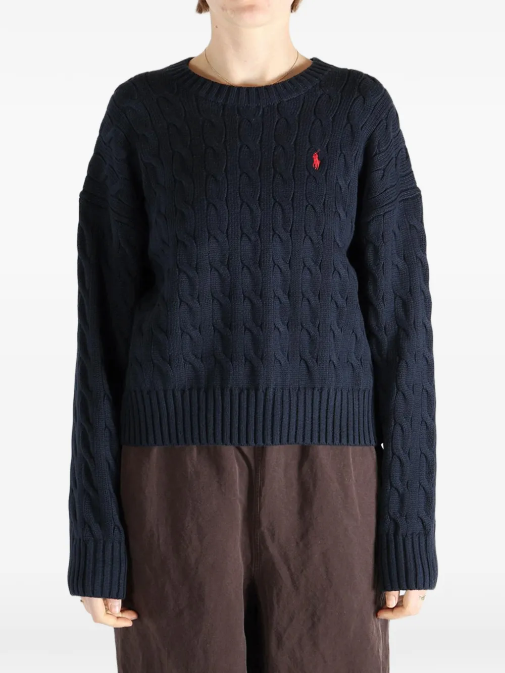 Polo Ralph Lauren Kabelgebreide trui Blauw