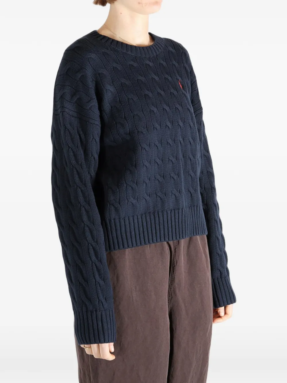 Polo Ralph Lauren Kabelgebreide trui Blauw