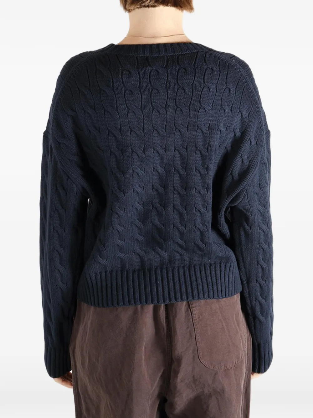Polo Ralph Lauren Kabelgebreide trui Blauw