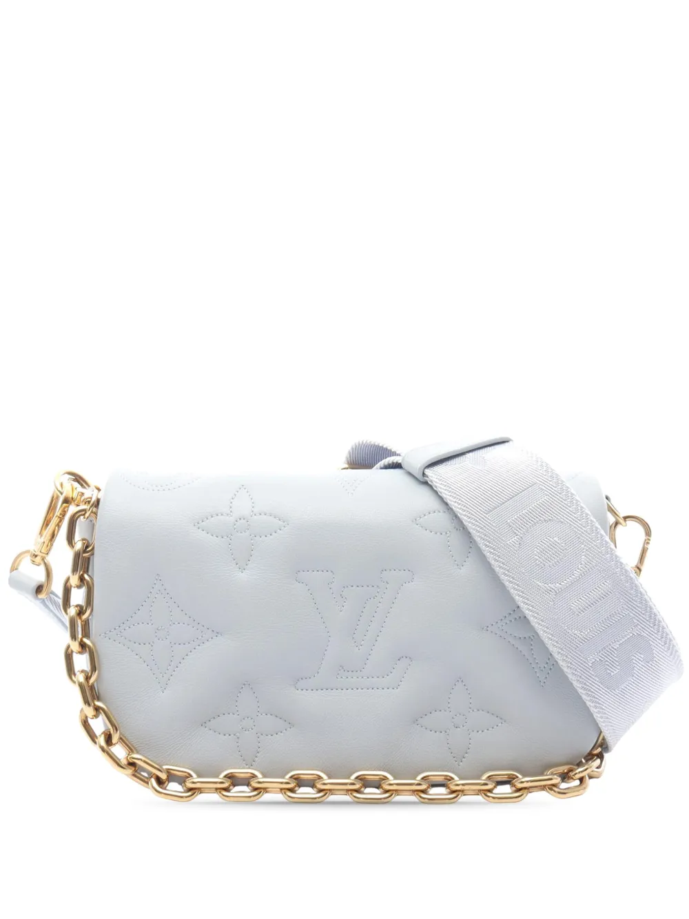 Louis Vuitton Pre-Owned 2010-2026 Bubblegram Wallet on Strap satchel - Blu