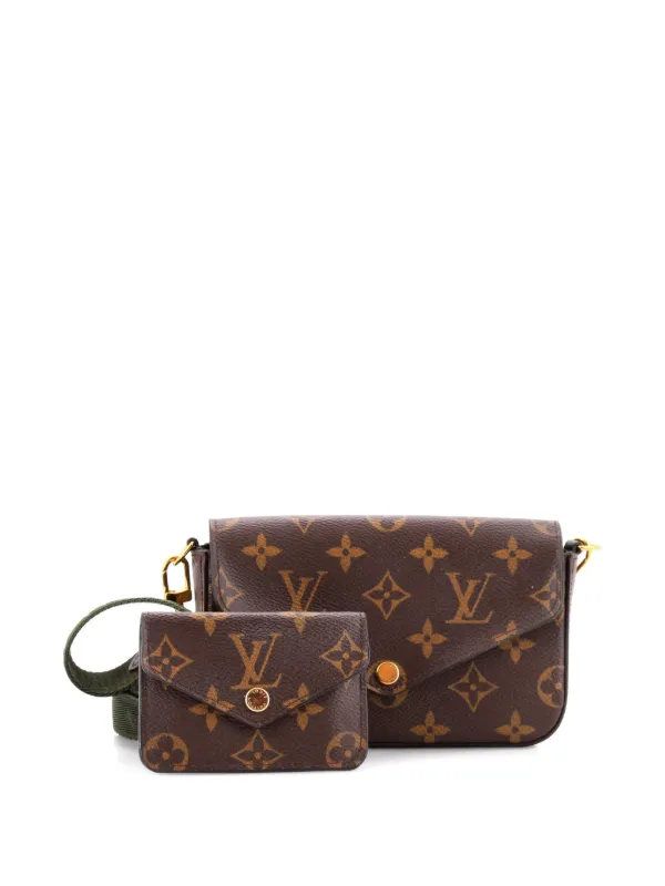 Louis Vuitton Pre-Owned Felicie Strap & Go Handbag Monogram Canvas