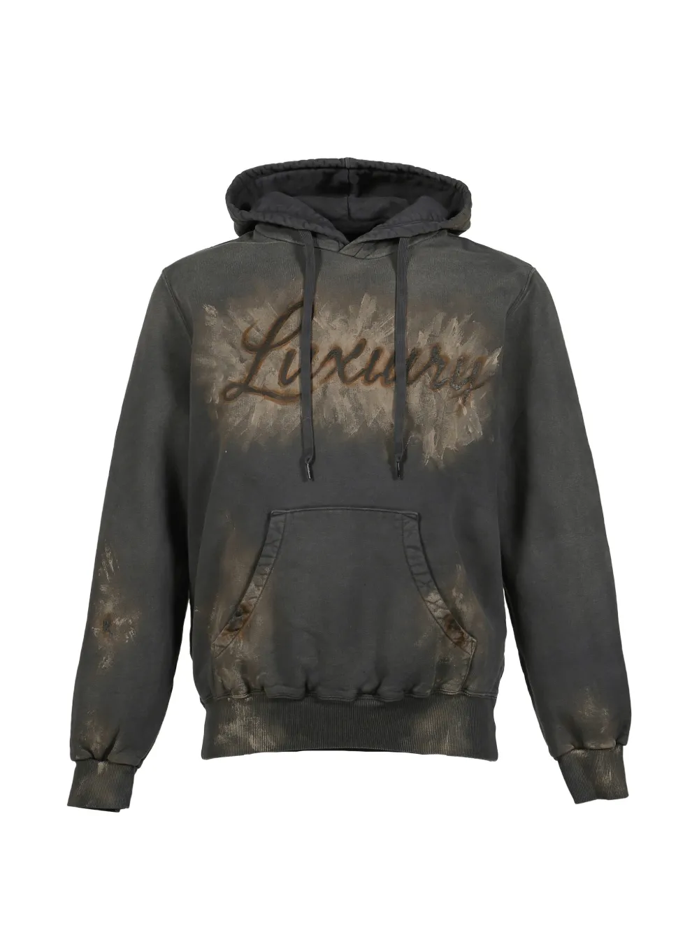 Doublet Luxuary Mud Paint hoodie - Nero
