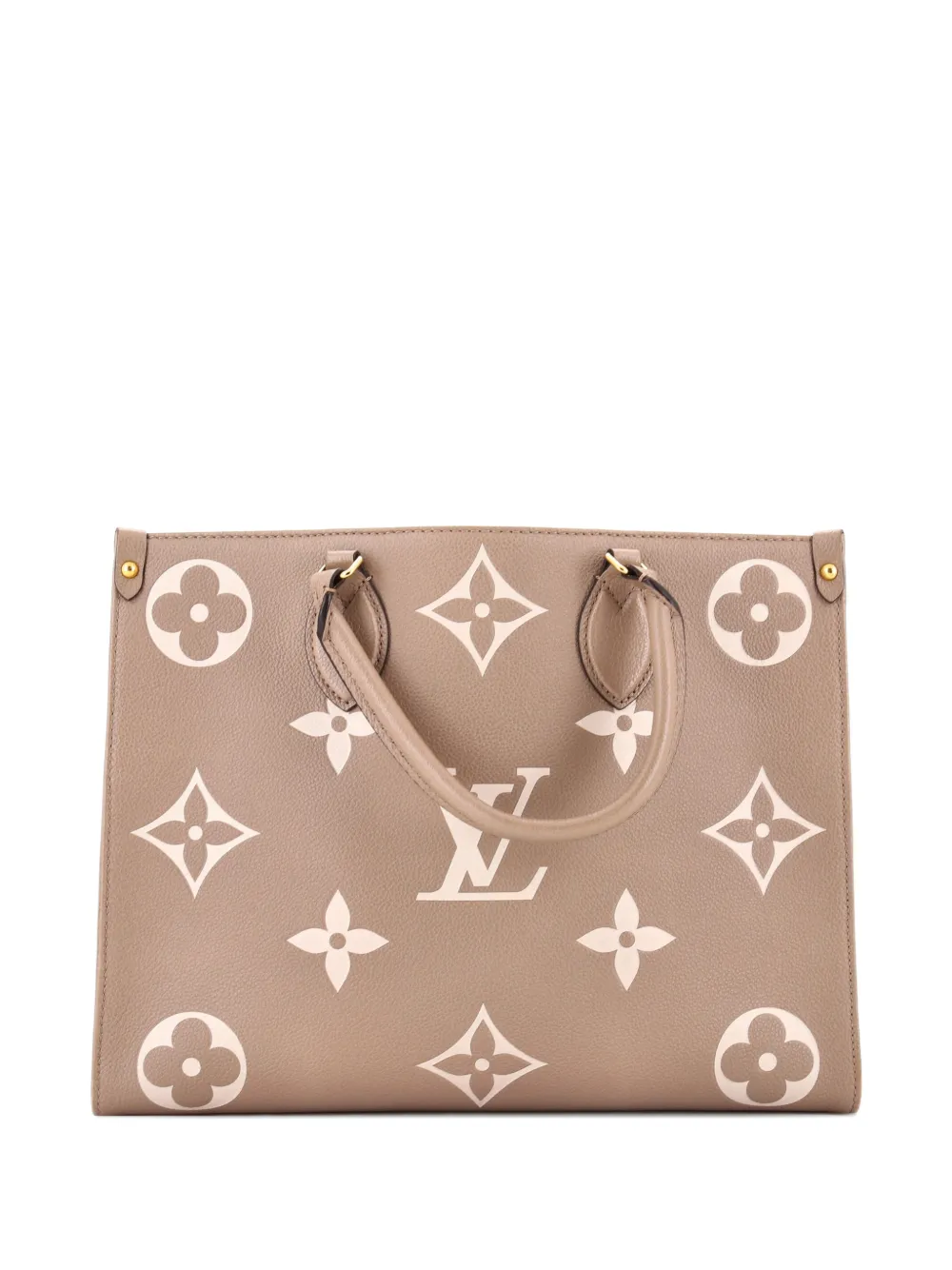 Louis Vuitton Pre-Owned OnTheGo Tote Bicolor Monogram Empreinte Giant MM shoulder bag - Toni neutri
