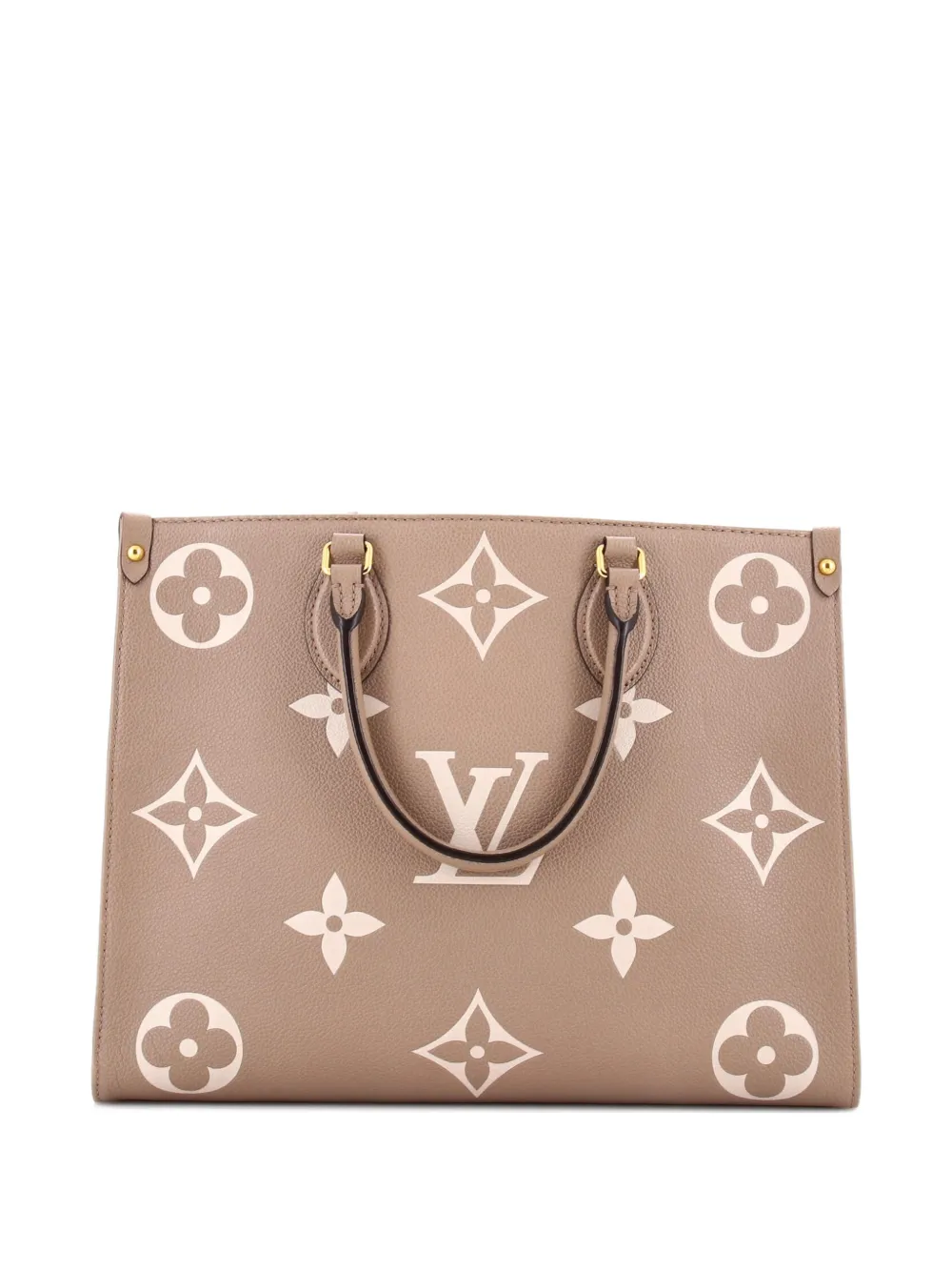 Louis Vuitton Pre-Owned OnTheGo Tote Bicolor Monogram Empreinte Giant MM shoulder bag - Toni neutri