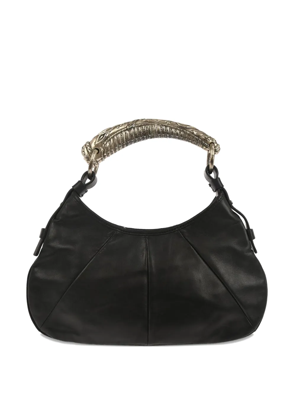 Saint Laurent Pre-Owned Borsa a spalla Mombasa in pelle 1990-2000 - Nero