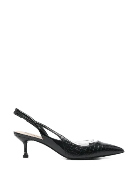 LIU JO chanel crocodile effect pumps