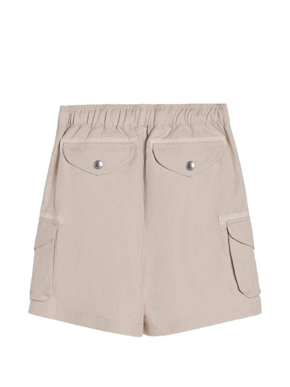  Brunello Cucinelli Kids Drawstring Cargo Shorts - Neutrals 