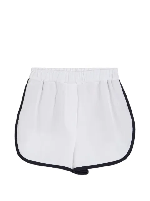Brunello Cucinelli Kids shorts con ribete en contraste