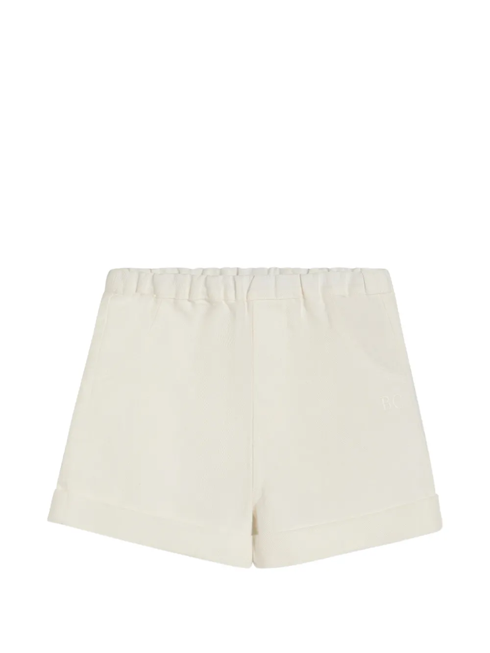 Brunello Cucinelli Kids garment-dyed Baby Bernie shorts in cotton and linen cover - Toni neutri