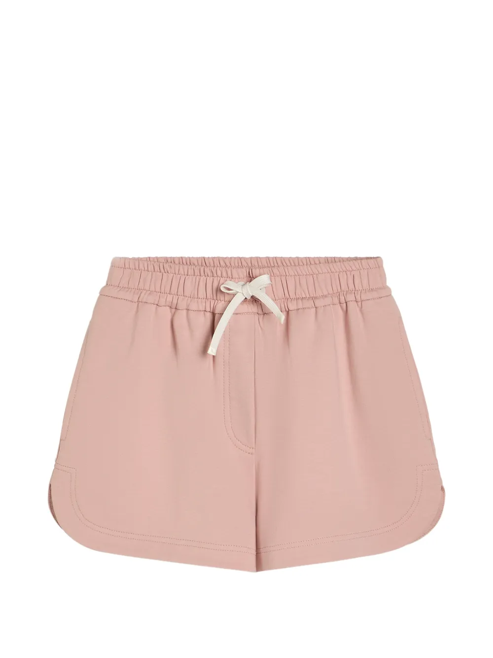 Brunello Cucinelli Kids stretch cotton lightweight French-terry shorts - Pink