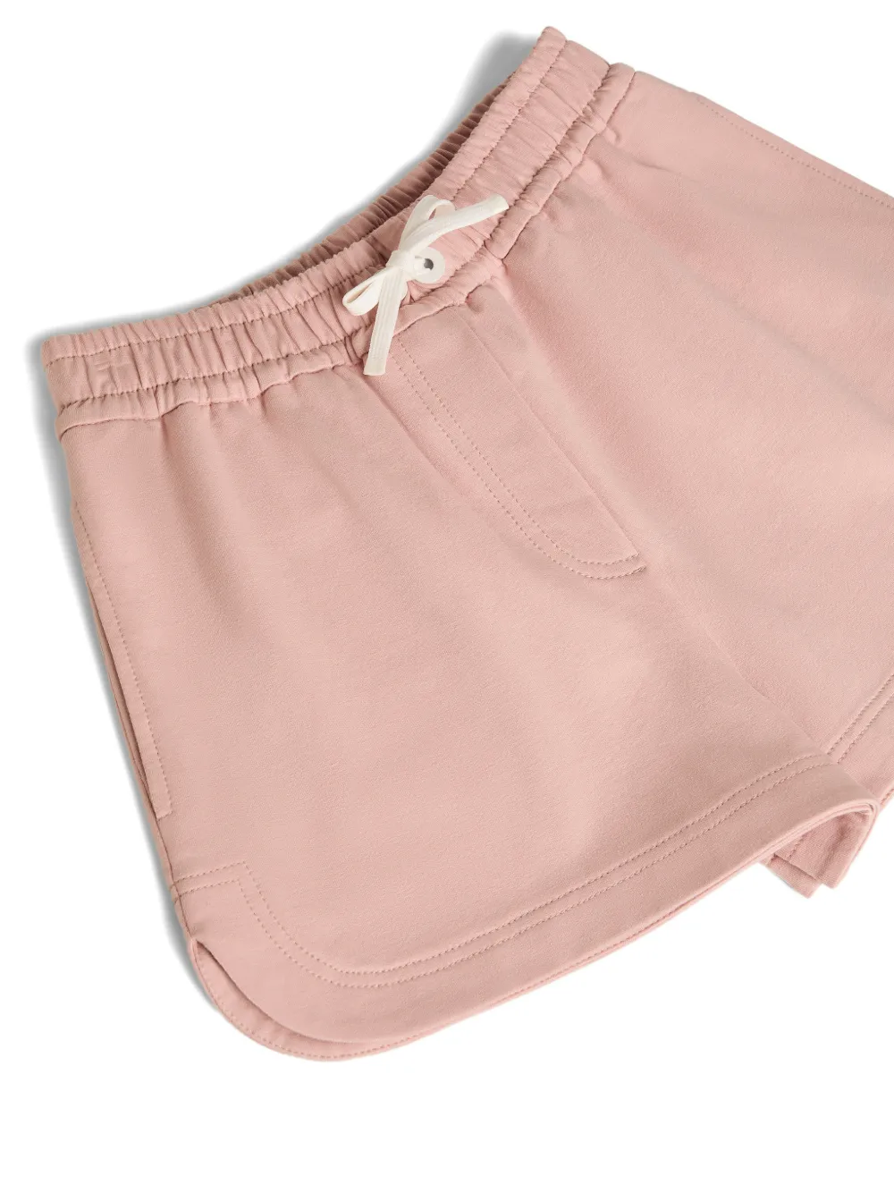  Brunello Cucinelli Kids Stretch Cotton Lightweight French-terry Shorts - Pink 