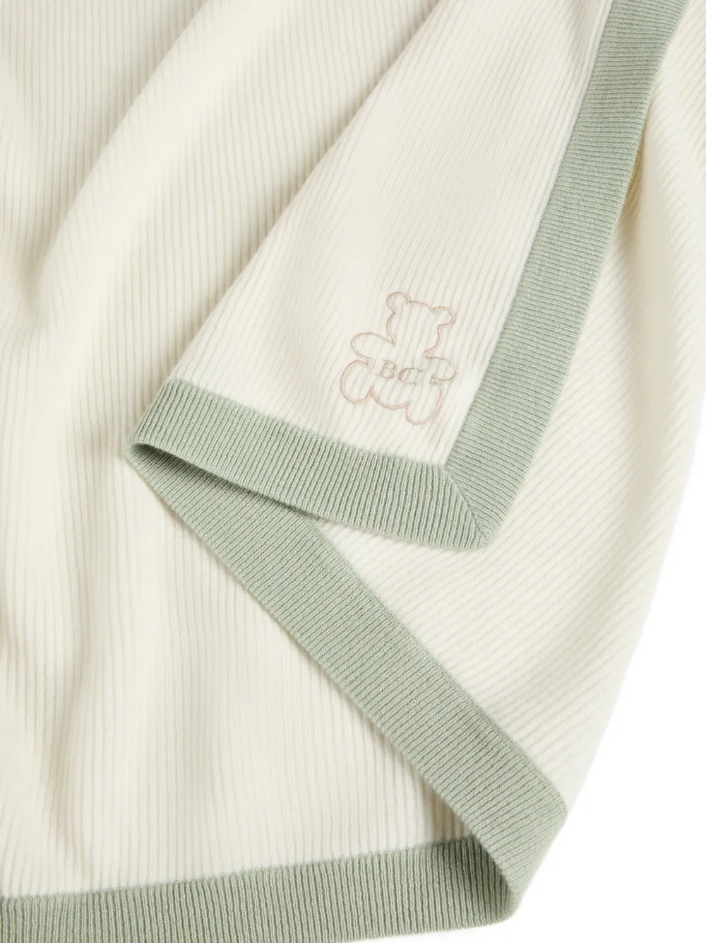 Cashmere Rib-Knit Baby Bernie Blanket