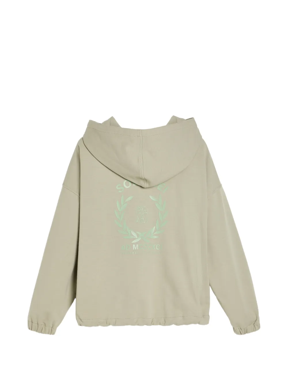  Brunello Cucinelli Kids Zip-up Hoodie - Green 