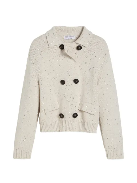 Brunello Cucinelli Kids double-breasted cardigan