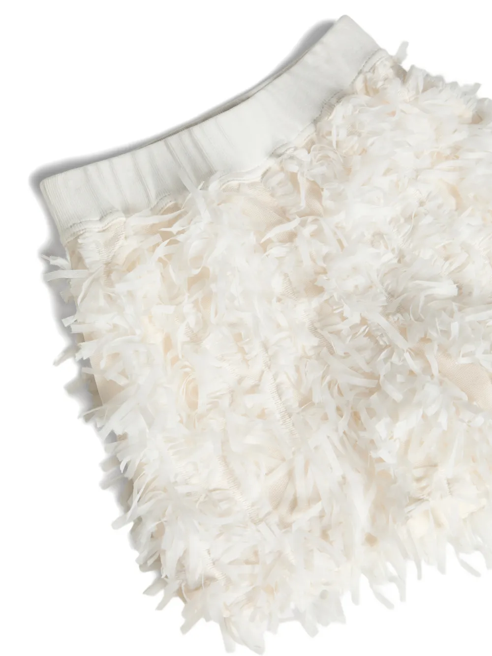  Brunello Cucinelli Kids Fuzzy Shorts - Neutrals 