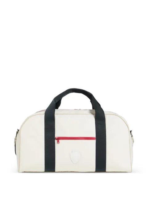 Brunello Cucinelli Kids logo taffeta gym bag