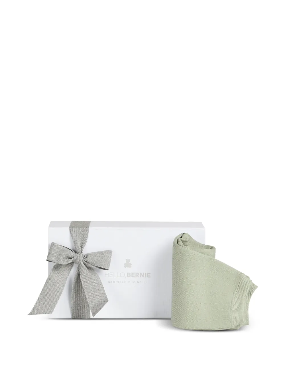 Brunello Cucinelli Kids Baby Bernie katoenen badstof broek Groen