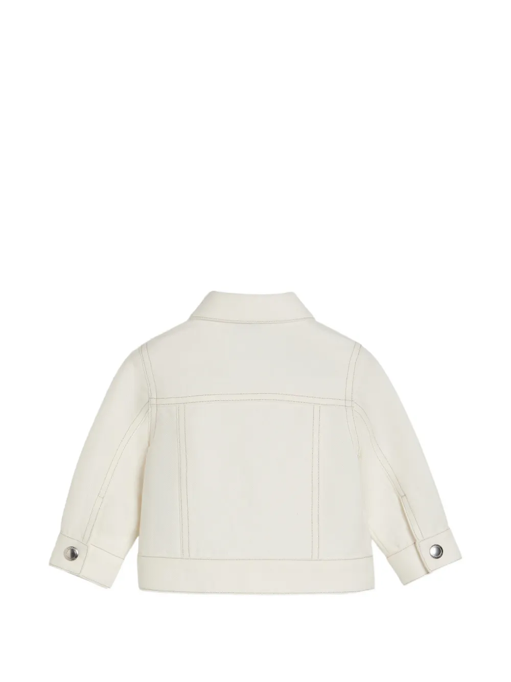  Brunello Cucinelli Kids Veste Baby Bernie Teinte En Pièce à Quatre Poches En Coton Et Lin - Tons Neutres 