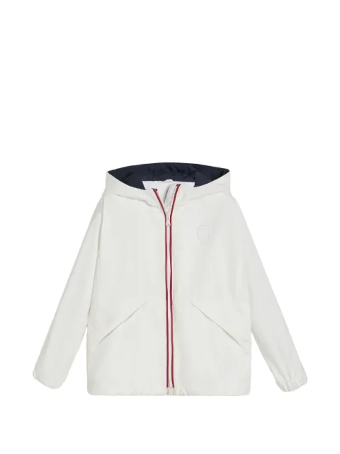 Brunello Cucinelli Kids hooded logo jacket