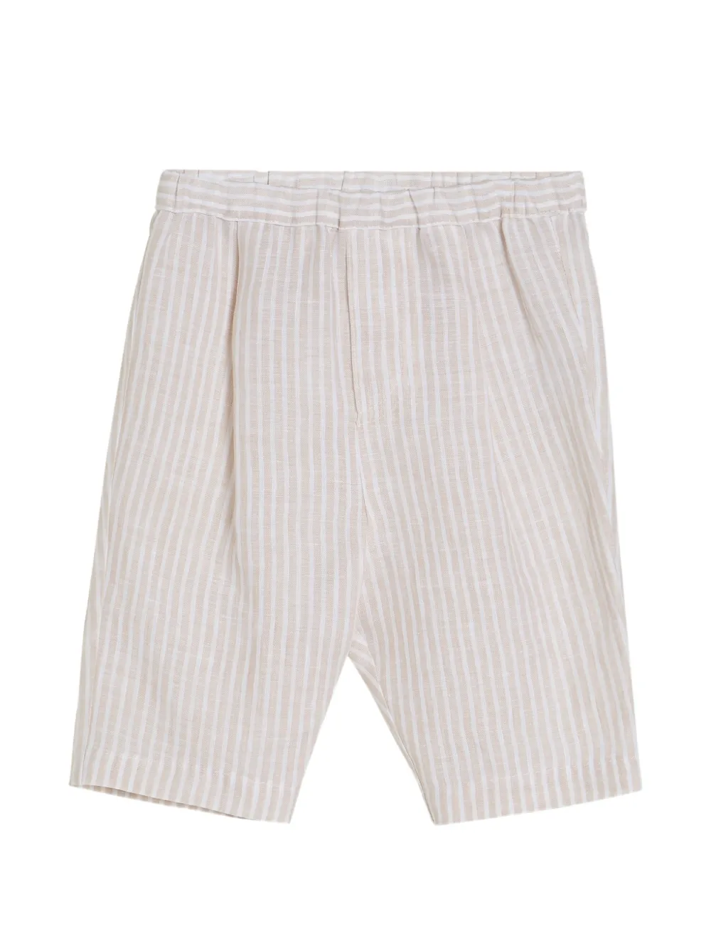 Brunello Cucinelli Kids Pantaloni Baby Bernie a righe - Toni neutri