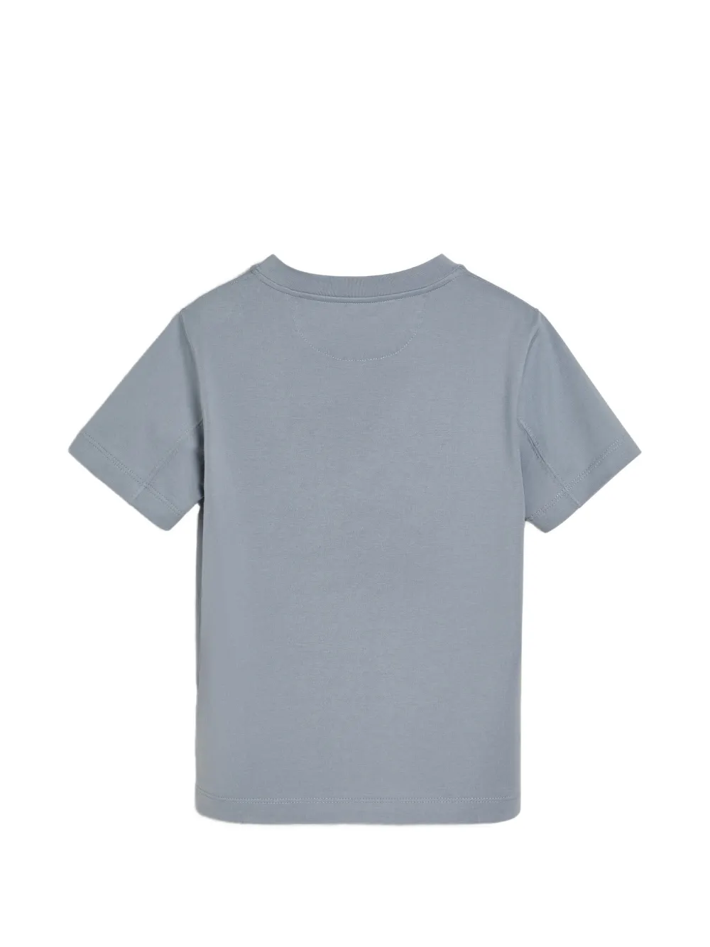 Brunello Cucinelli Kids Katoenen jersey T-shirt met print Blauw