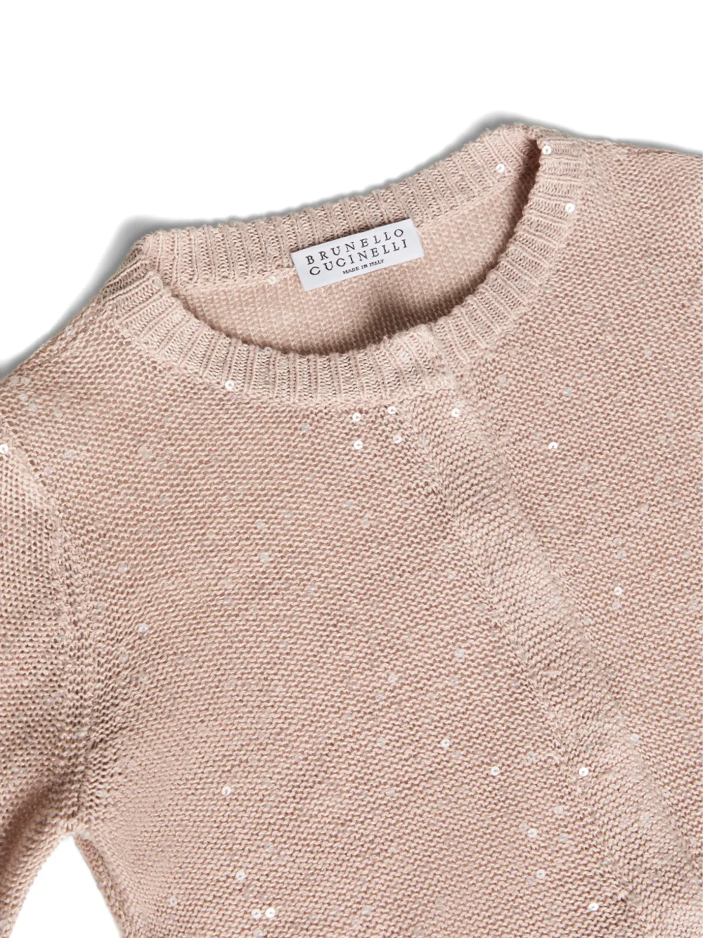  Brunello Cucinelli Kids Sequin Cardigan - Neutrals 