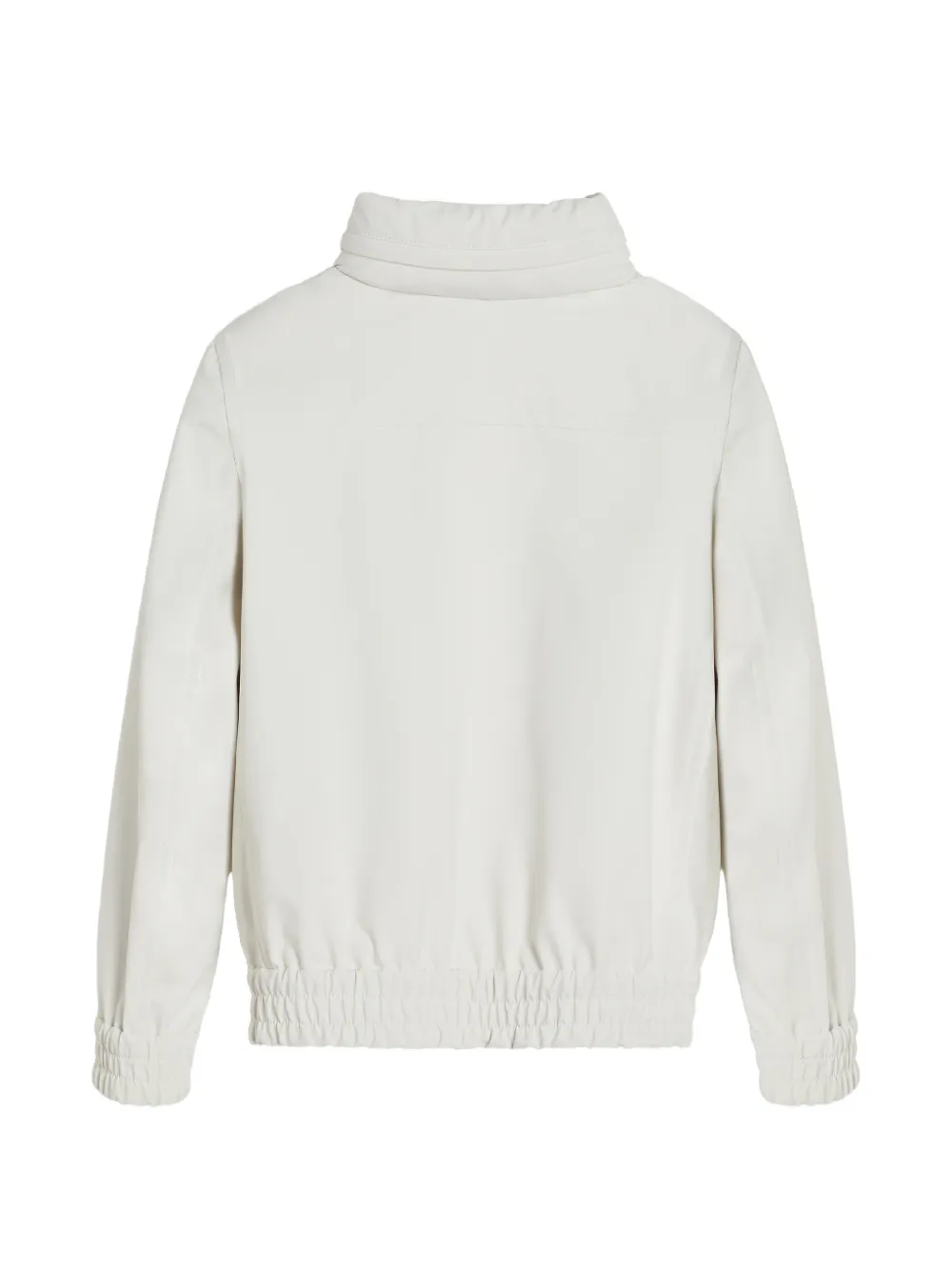 Bonded Nylon Unlined Outerwear Jacket With Packabale Hood