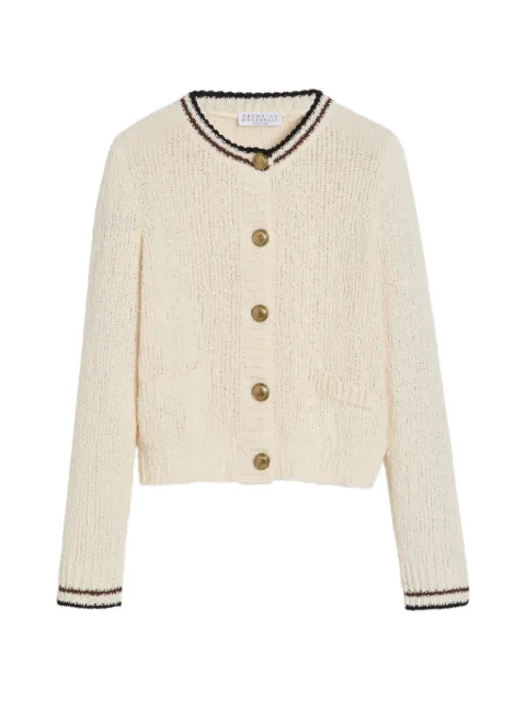 Brunello Cucinelli Kids cardigan à boutonnière