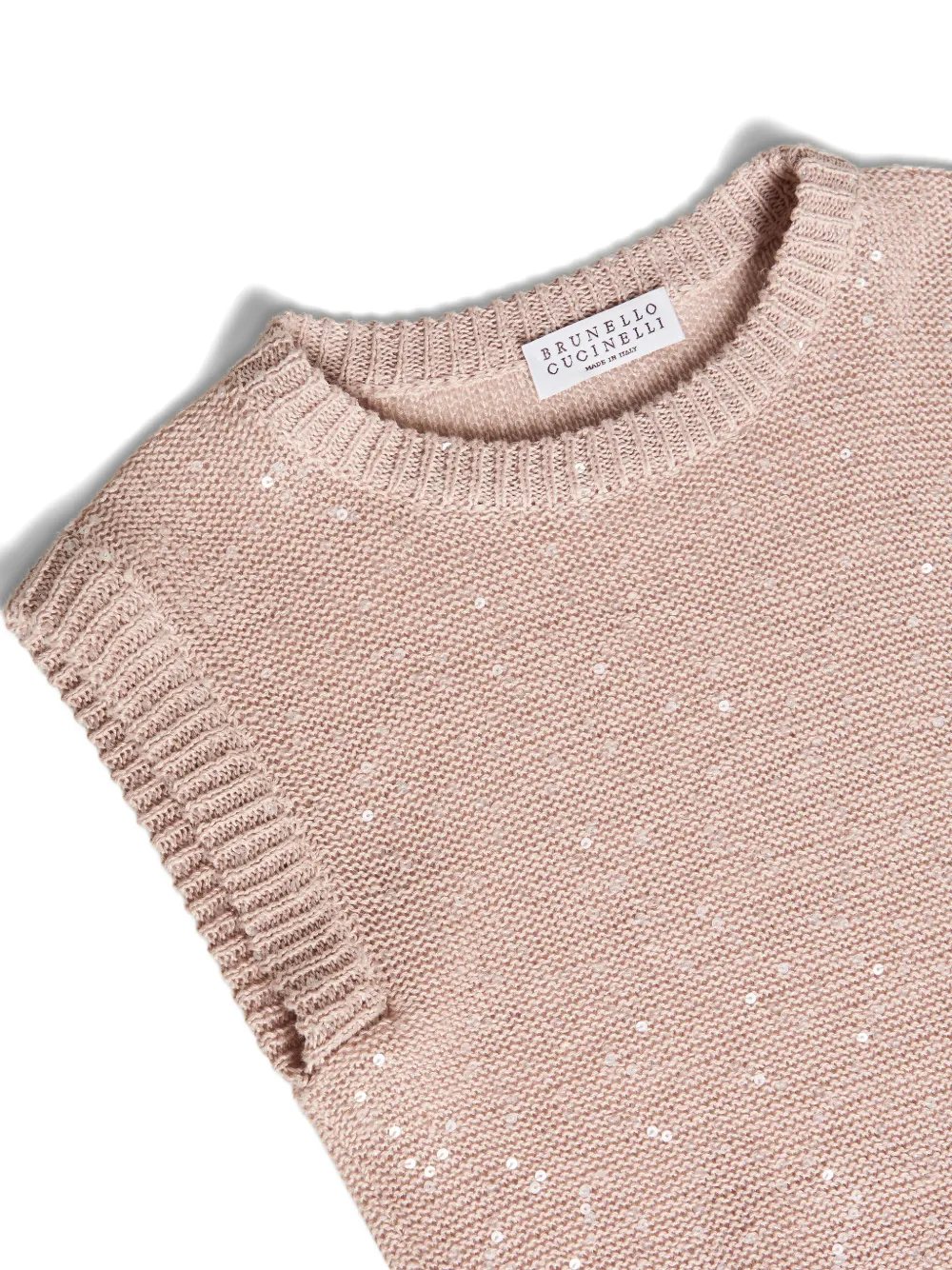 Brunello Cucinelli Kids Gebreid hemd Roze