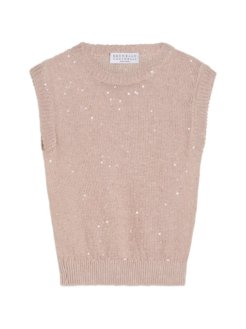 Brunello Cucinelli Kids knitted vest - Rosa