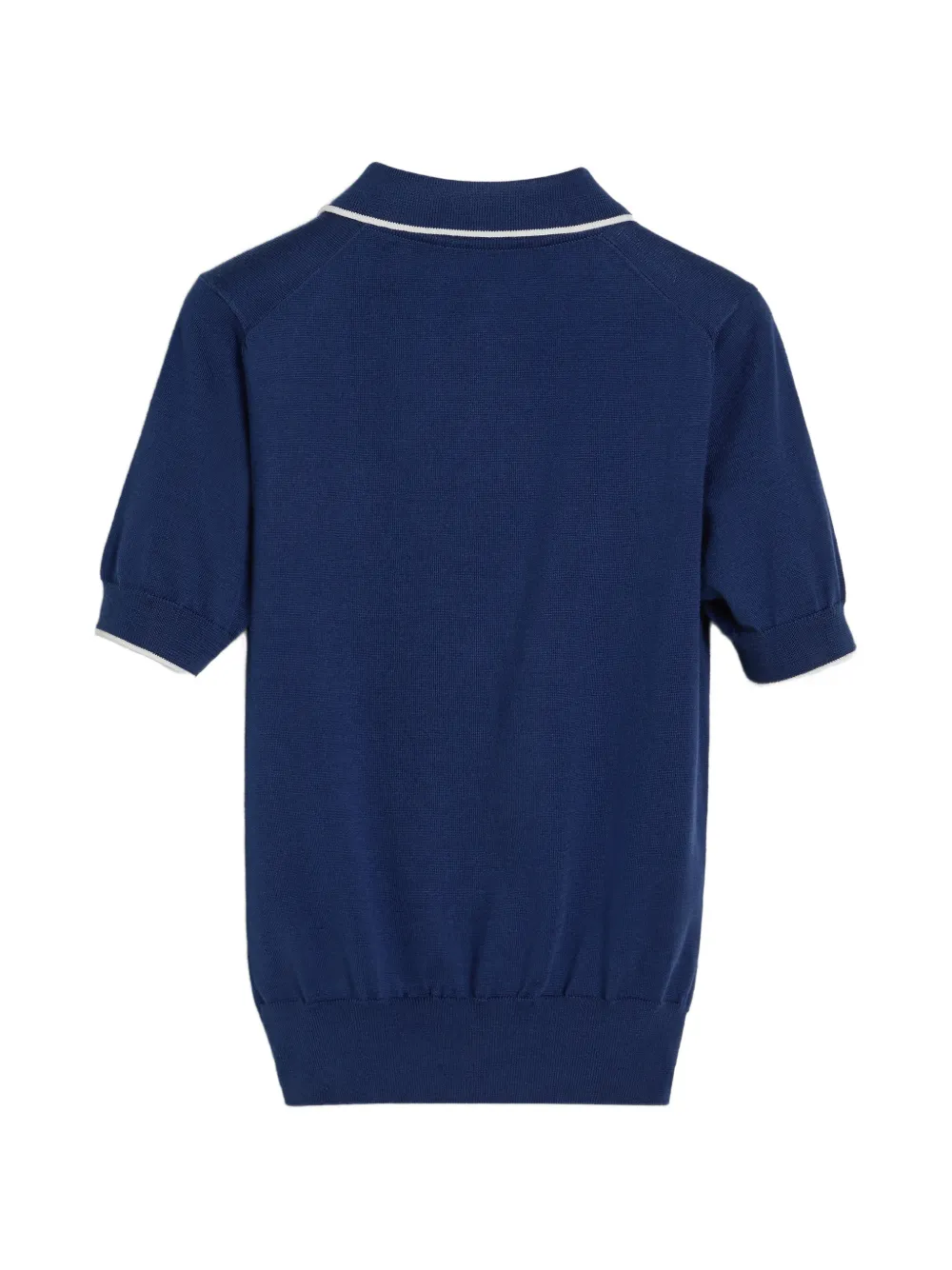 Brunello Cucinelli Kids Poloshirt met logo - Blauw