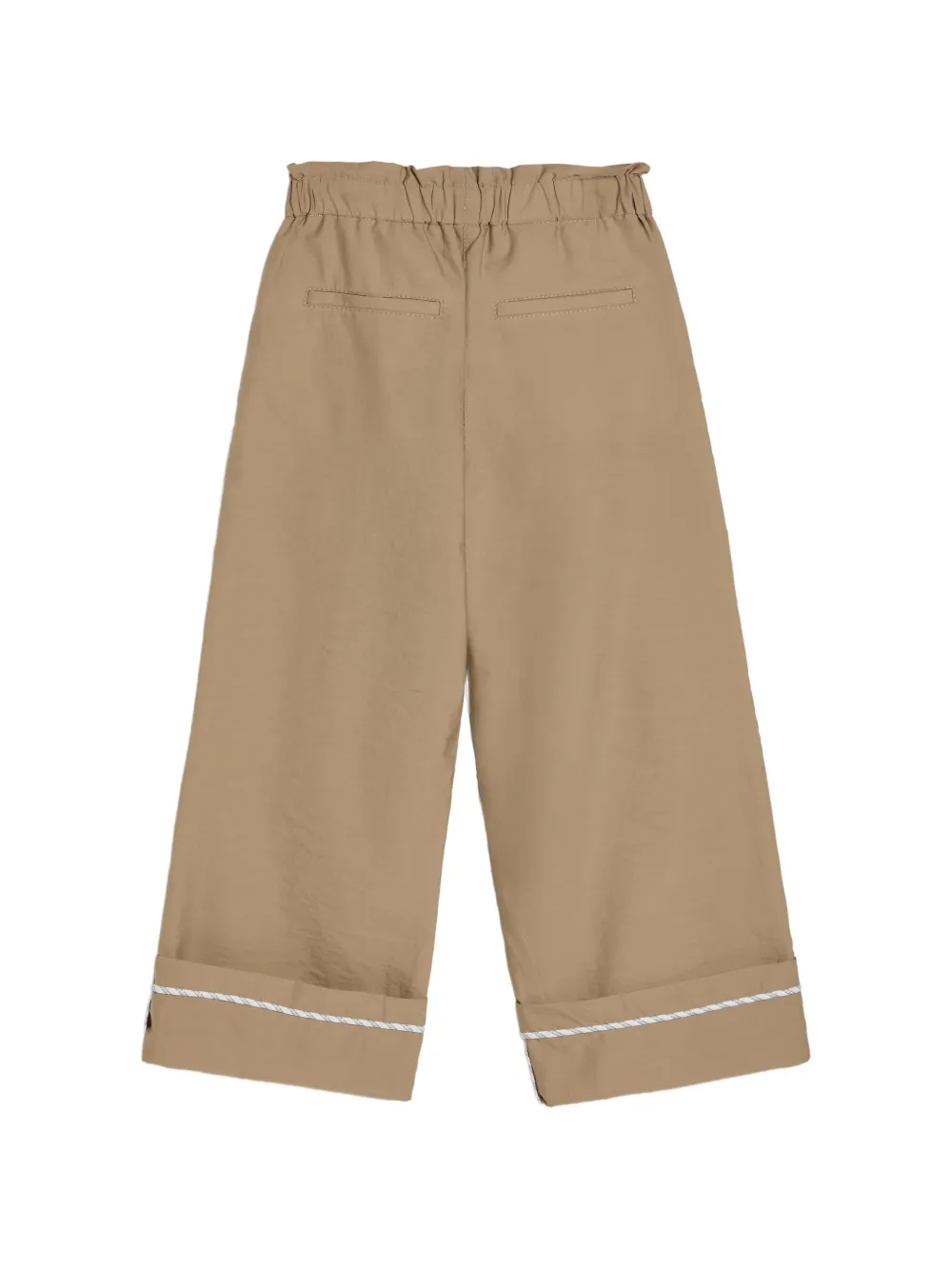  Brunello Cucinelli Kids Monili-detailed Trousers - Neutrals 