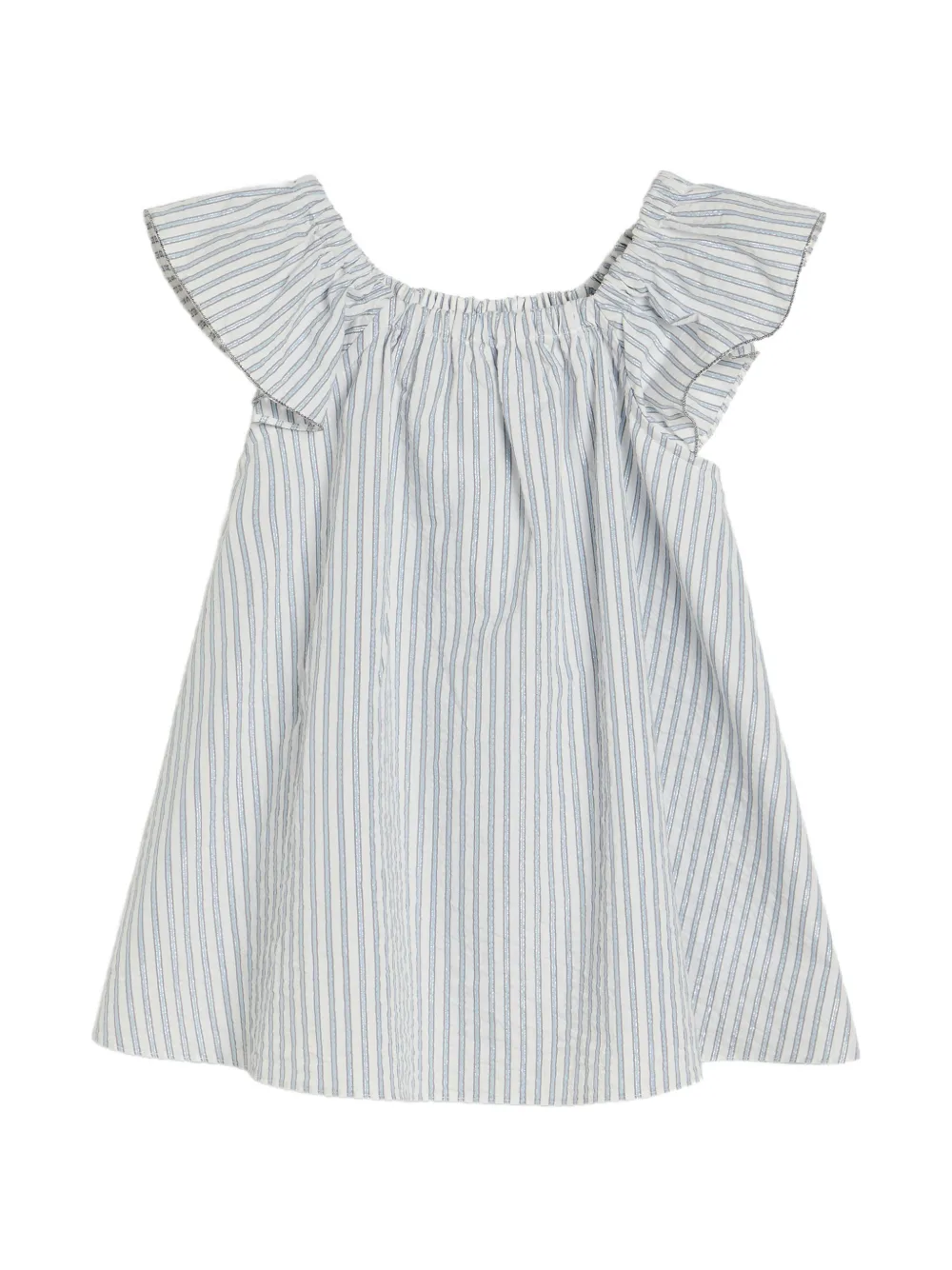 Brunello Cucinelli Kids Top a righe - Bianco