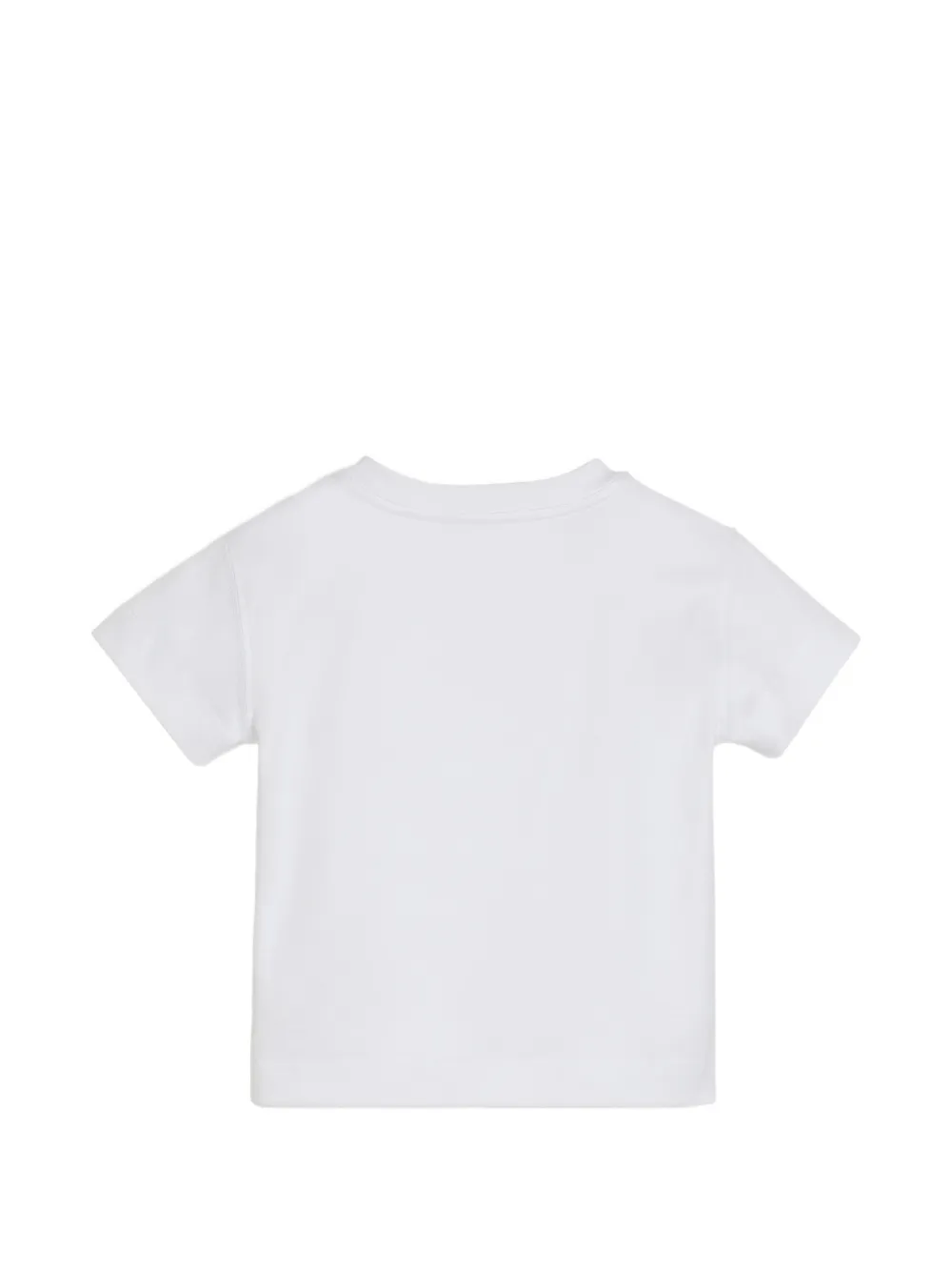 Brunello Cucinelli Kids Katoenen jersey Baby Bernie T-shirt Wit
