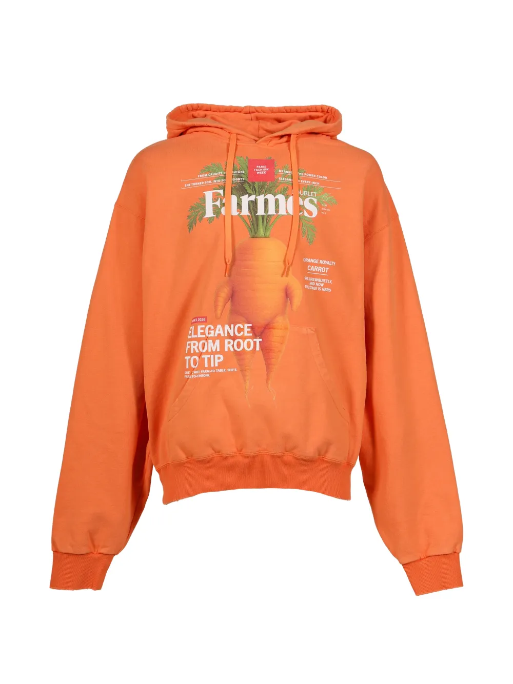 Doublet Farmes Magazine Cover hoodie - Arancione