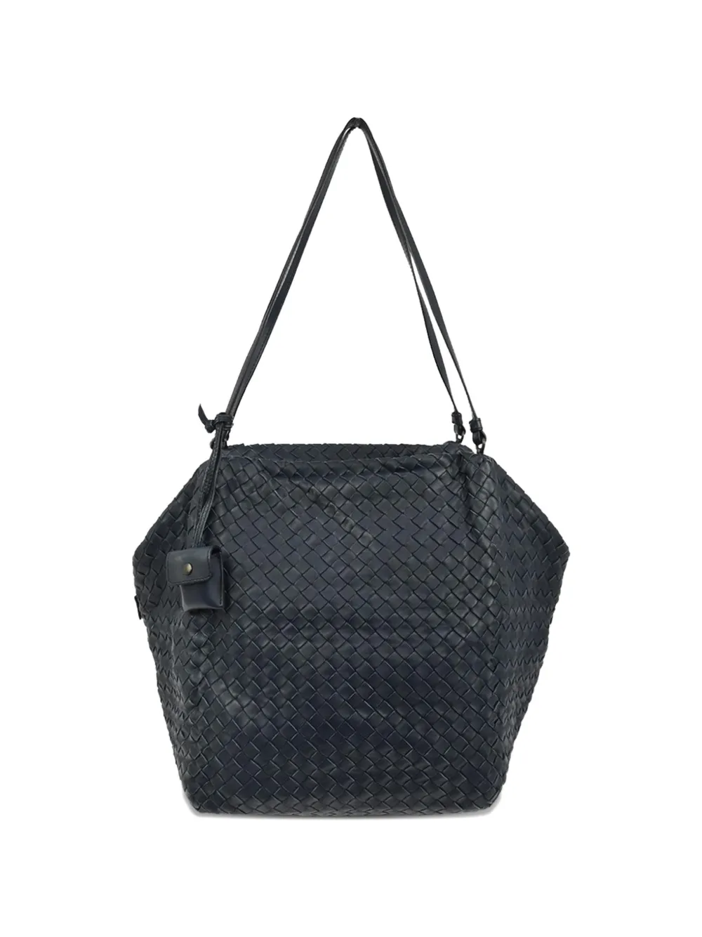 Bottega Veneta Pre-Owned Borsa a spalla con design Intrecciato 2010 - Blu