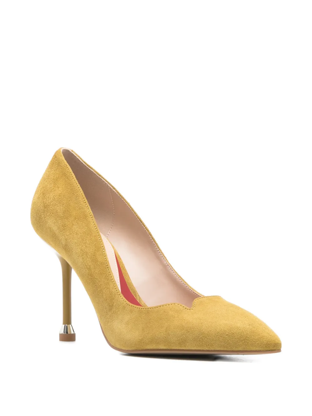 LIU JO Leren schoenen met puntige neus Geel