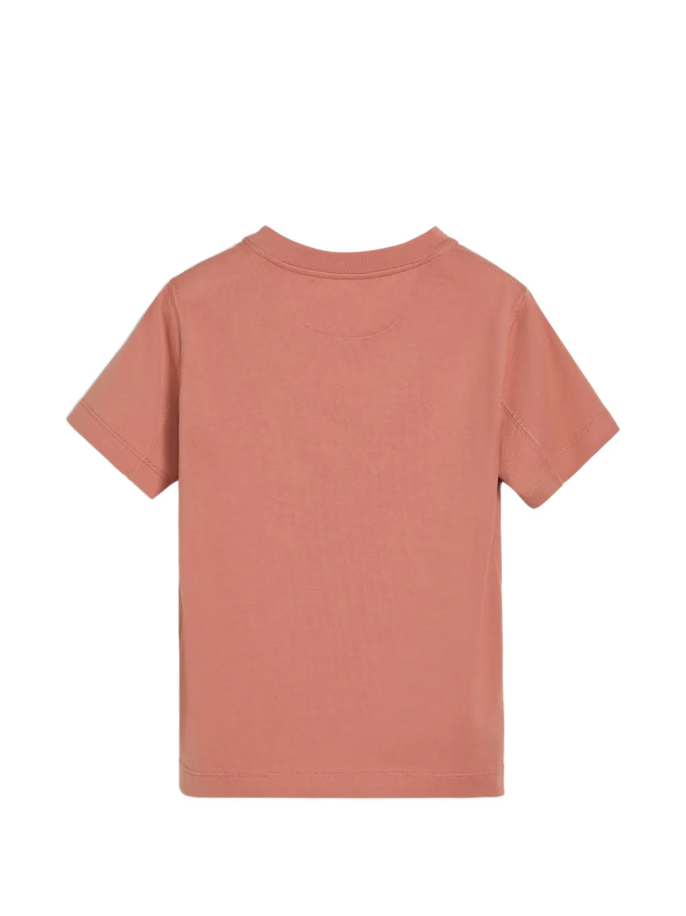 Brunello Cucinelli Kids Katoenen jersey T-shirt met print Oranje
