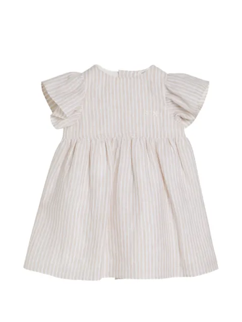Brunello Cucinelli Kids let stribet Baby Bernie kjolesæt i hør