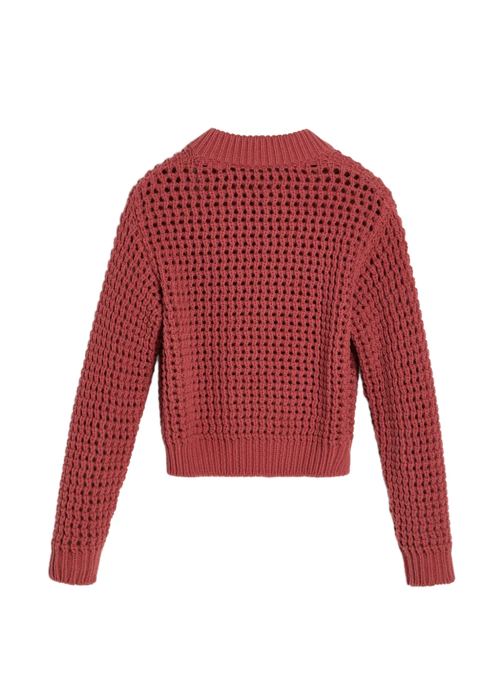  Brunello Cucinelli Kids Net Zip-up Cardigan - Red 