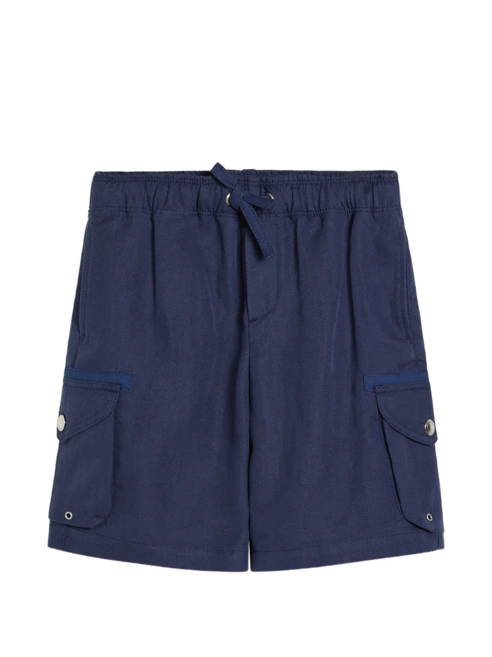 Brunello Cucinelli Kids drawstring cargo shorts - Blu
