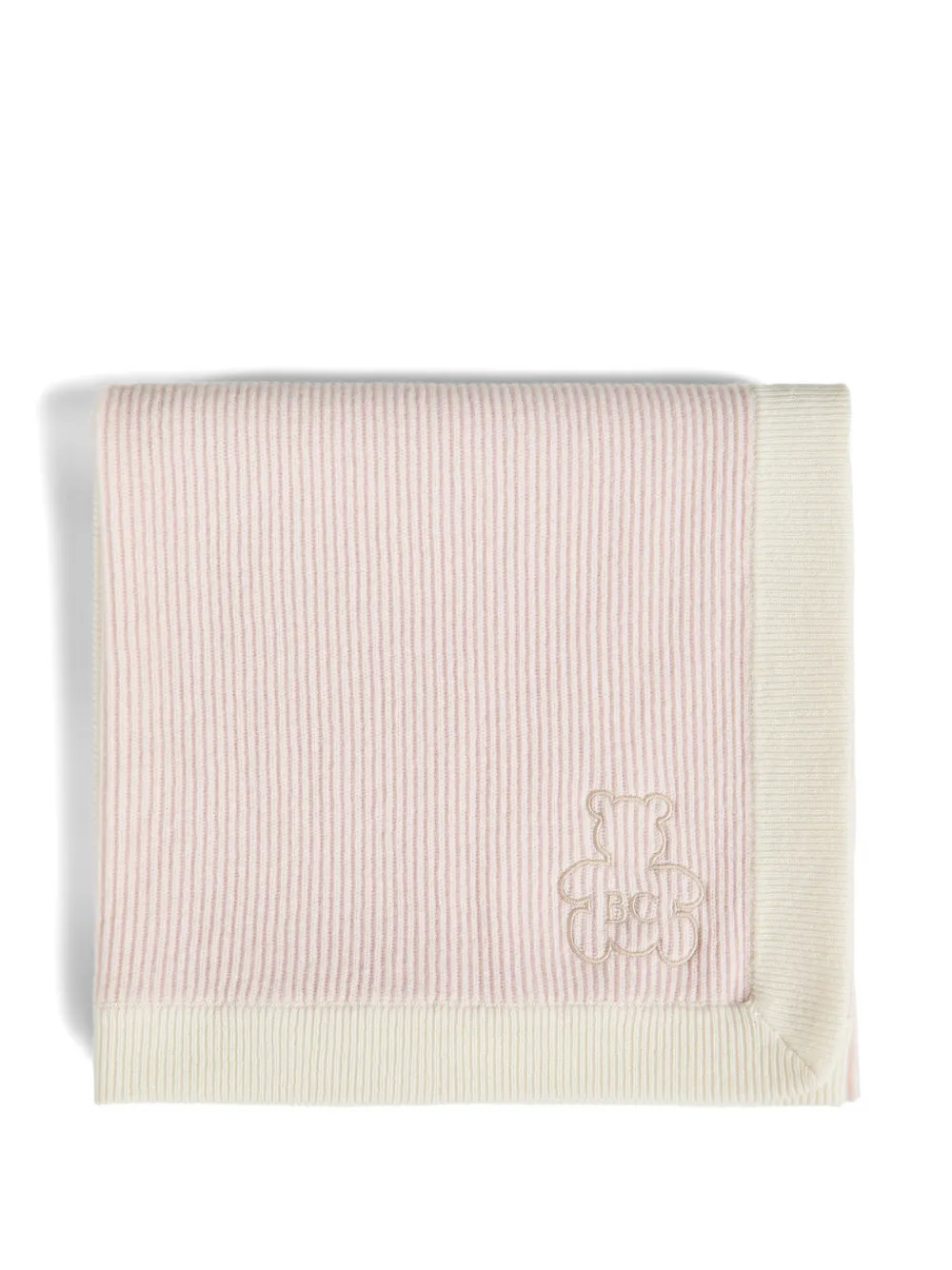 Brunello Cucinelli Kids cashmere rib-knit Baby Bernie blanket - Rosa