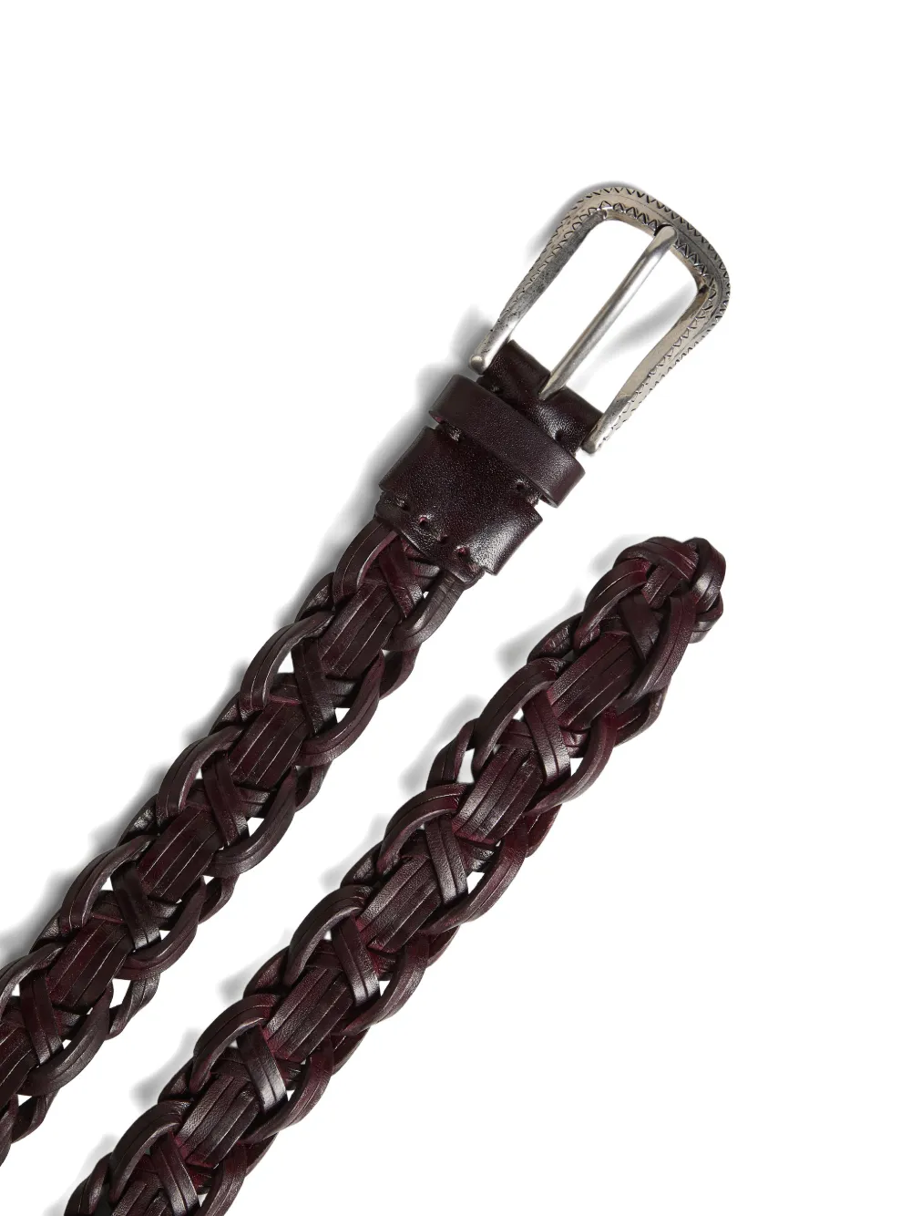 Brunello Cucinelli Kids Leren riem Rood