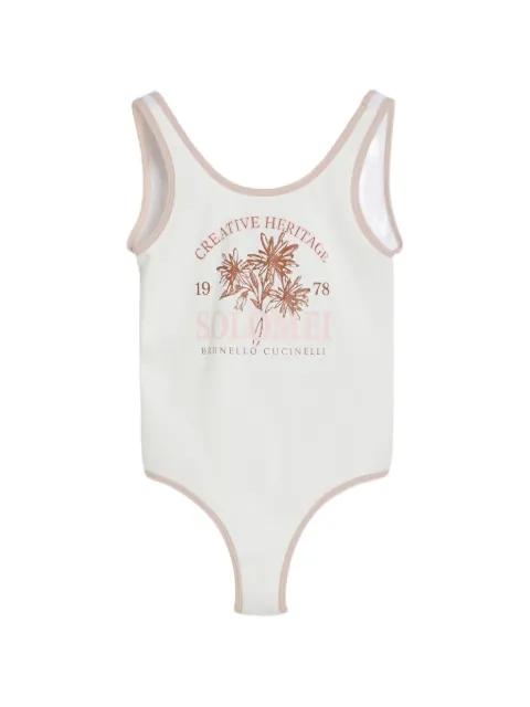 Brunello Cucinelli Kids grafic-print bathing suit