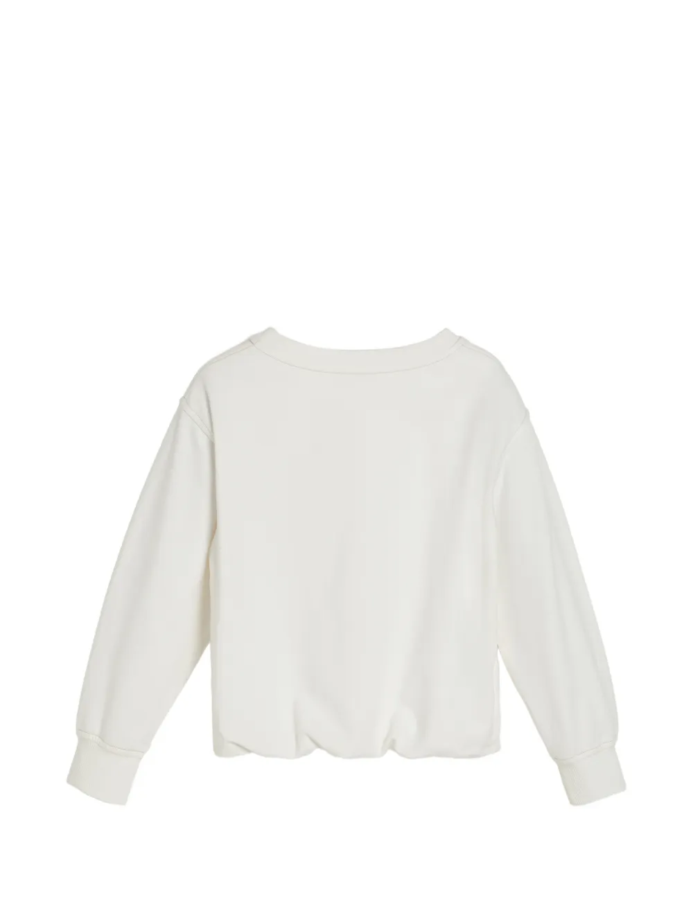 Brunello Cucinelli Kids Sweater met logo Beige