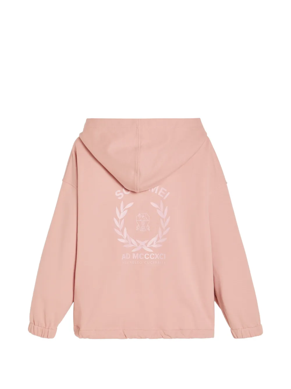  Brunello Cucinelli Kids Zip-up Hoodie - Pink 