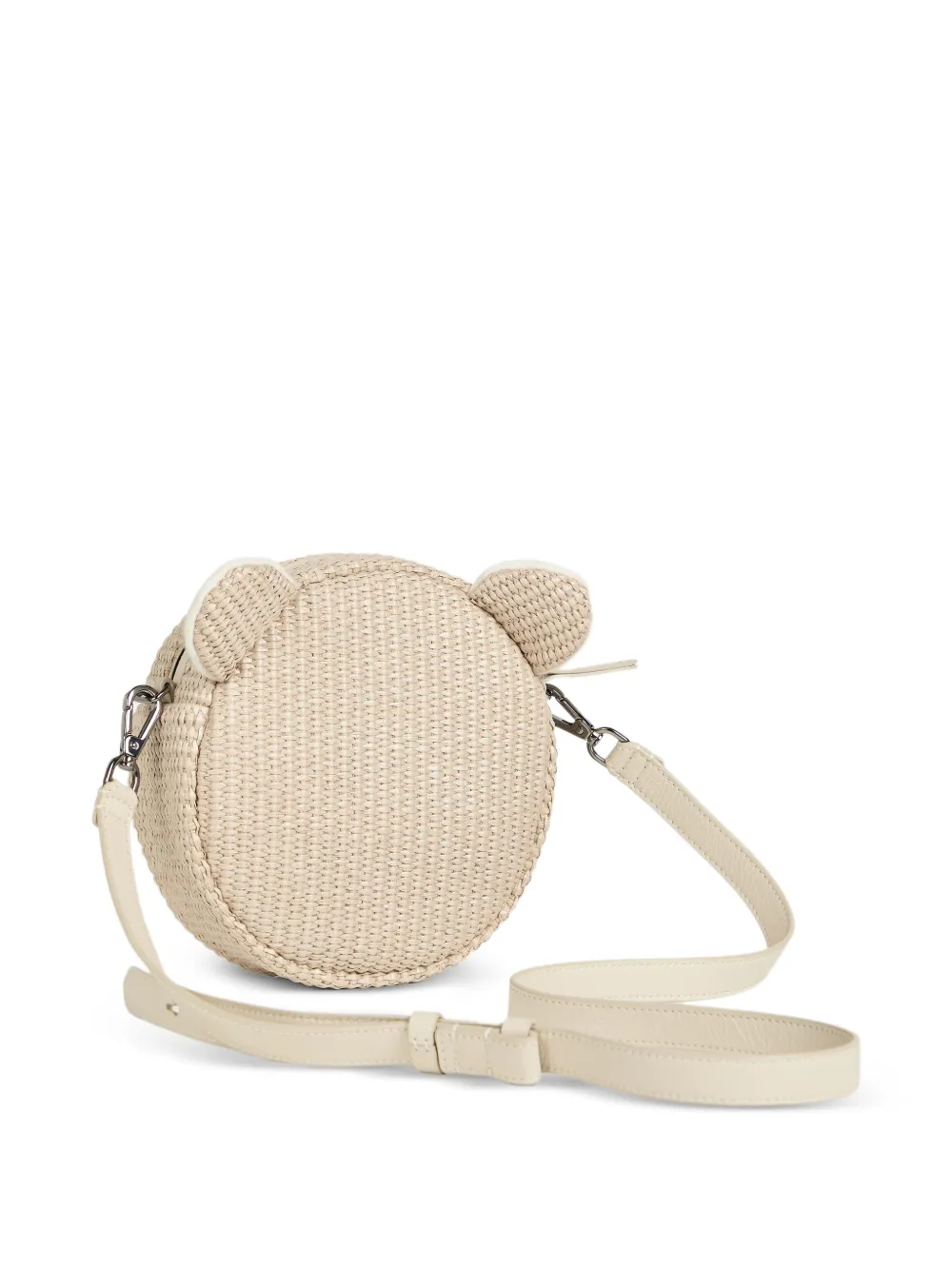 Brunello Cucinelli Kids Bear Cross Body Bag - Neutrals 