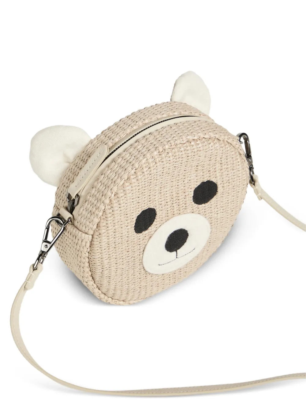  Brunello Cucinelli Kids Bear Cross Body Bag - Neutrals 